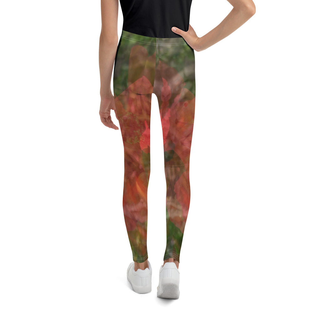 Graphic Floral Youth Leggings