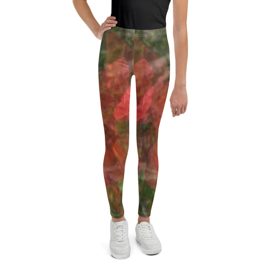 Graphic Floral Youth Leggings