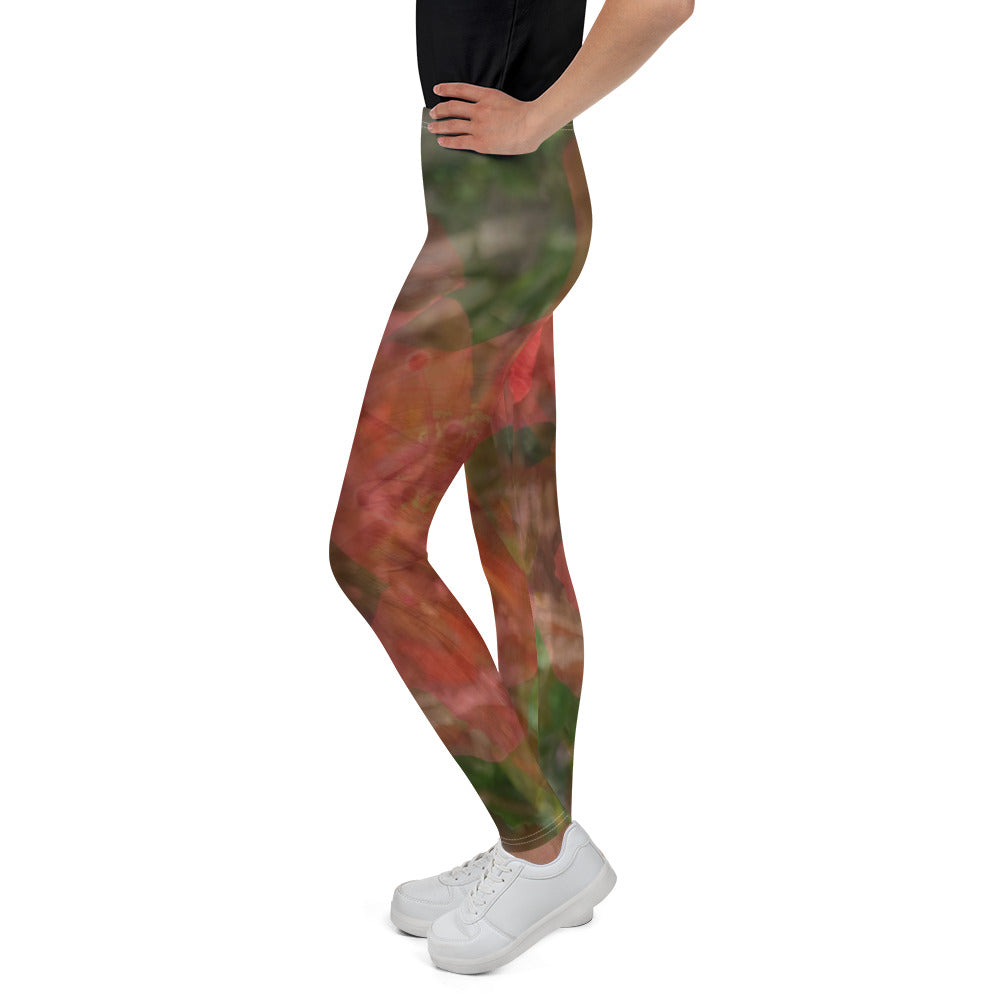 Graphic Floral Youth Leggings