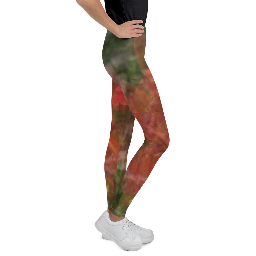 Graphic Floral Youth Leggings