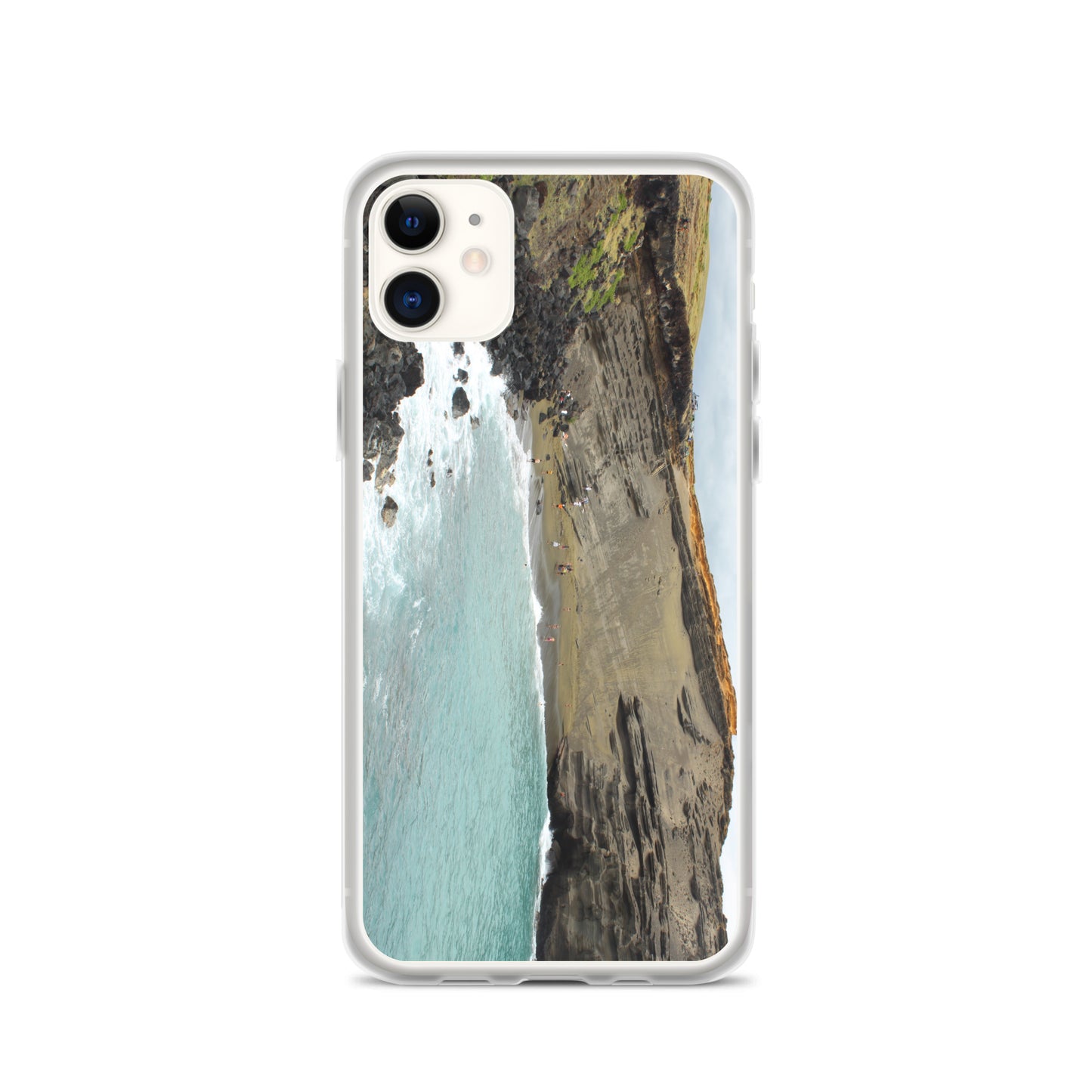 Green Sand Beach Clear Case for iPhone®