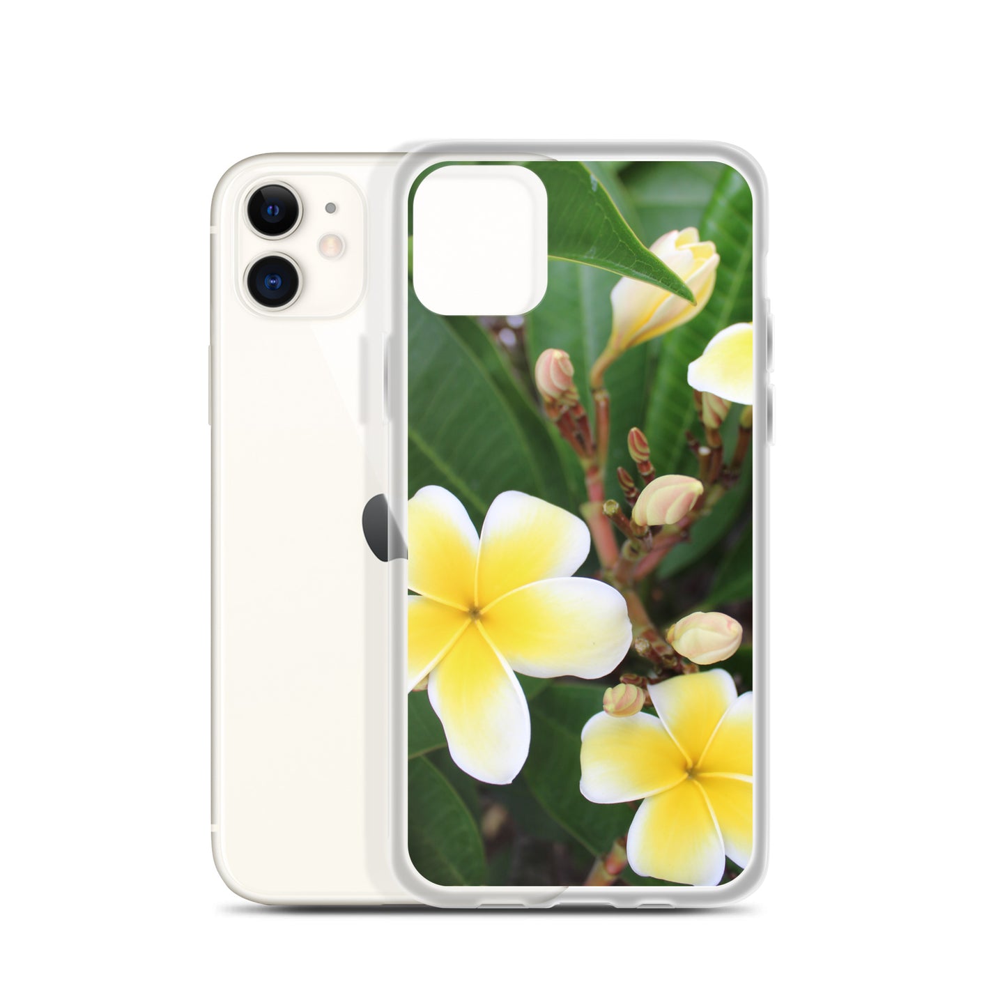 Plumeria Clear Case for iPhone®