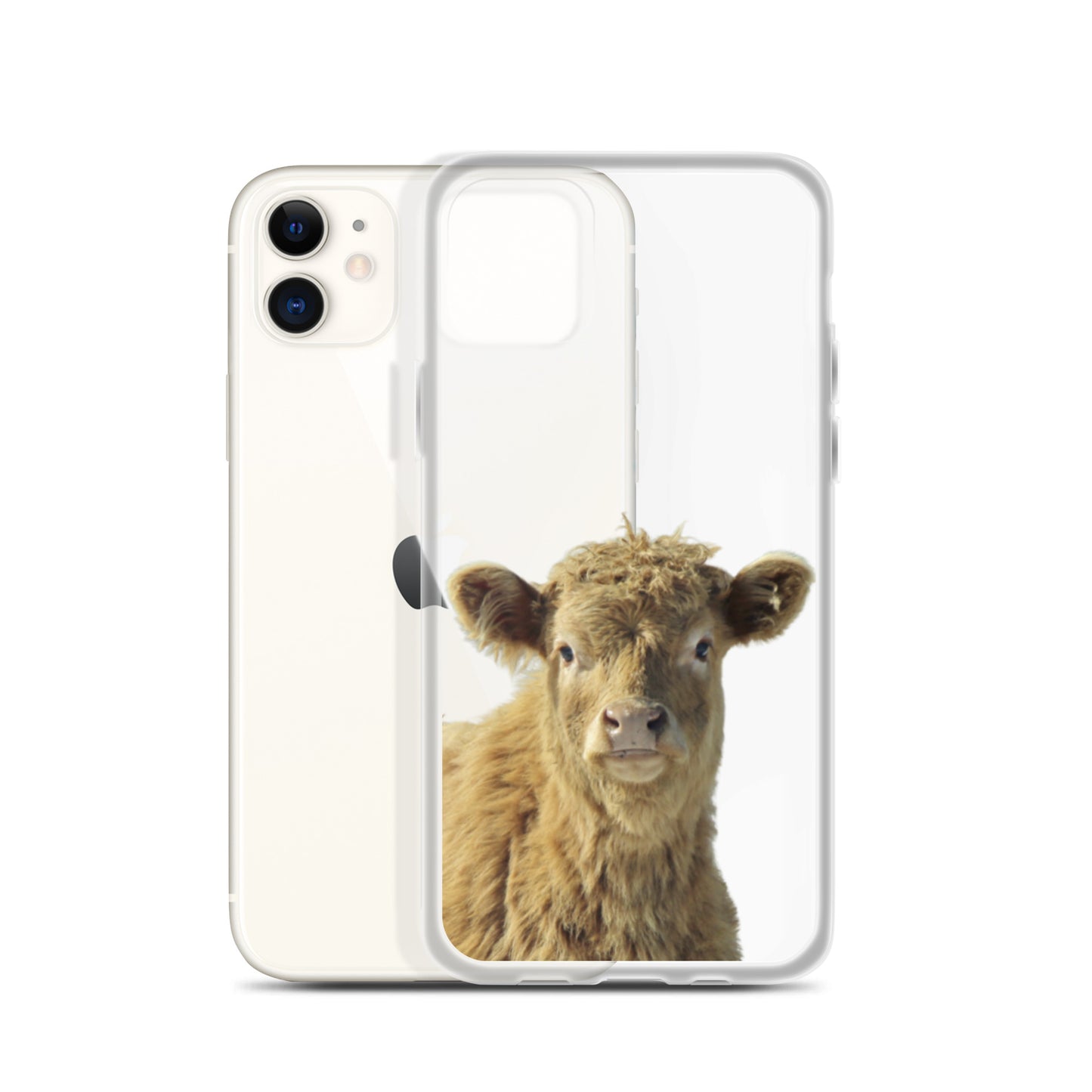 Scottish Highland Cow Clear Case for iPhone®