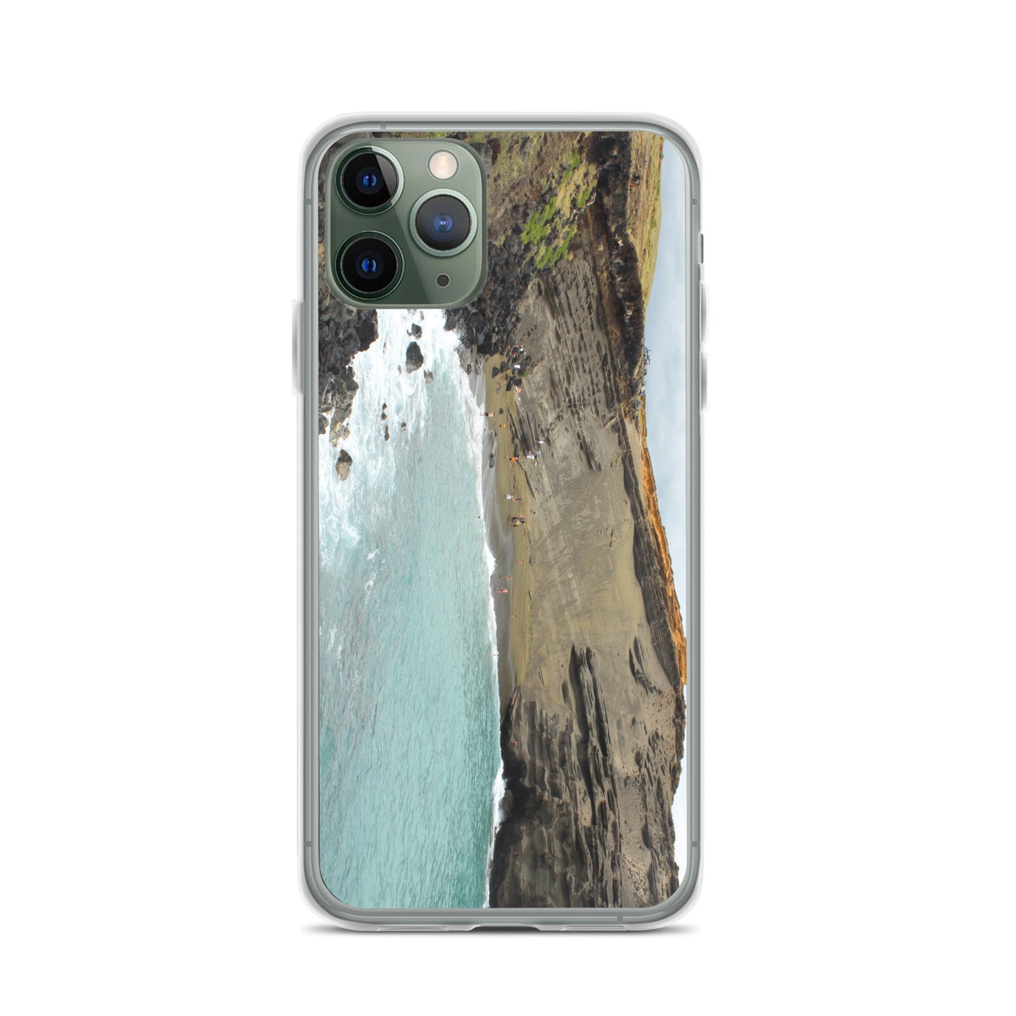 Green Sand Beach Clear Case for iPhone®