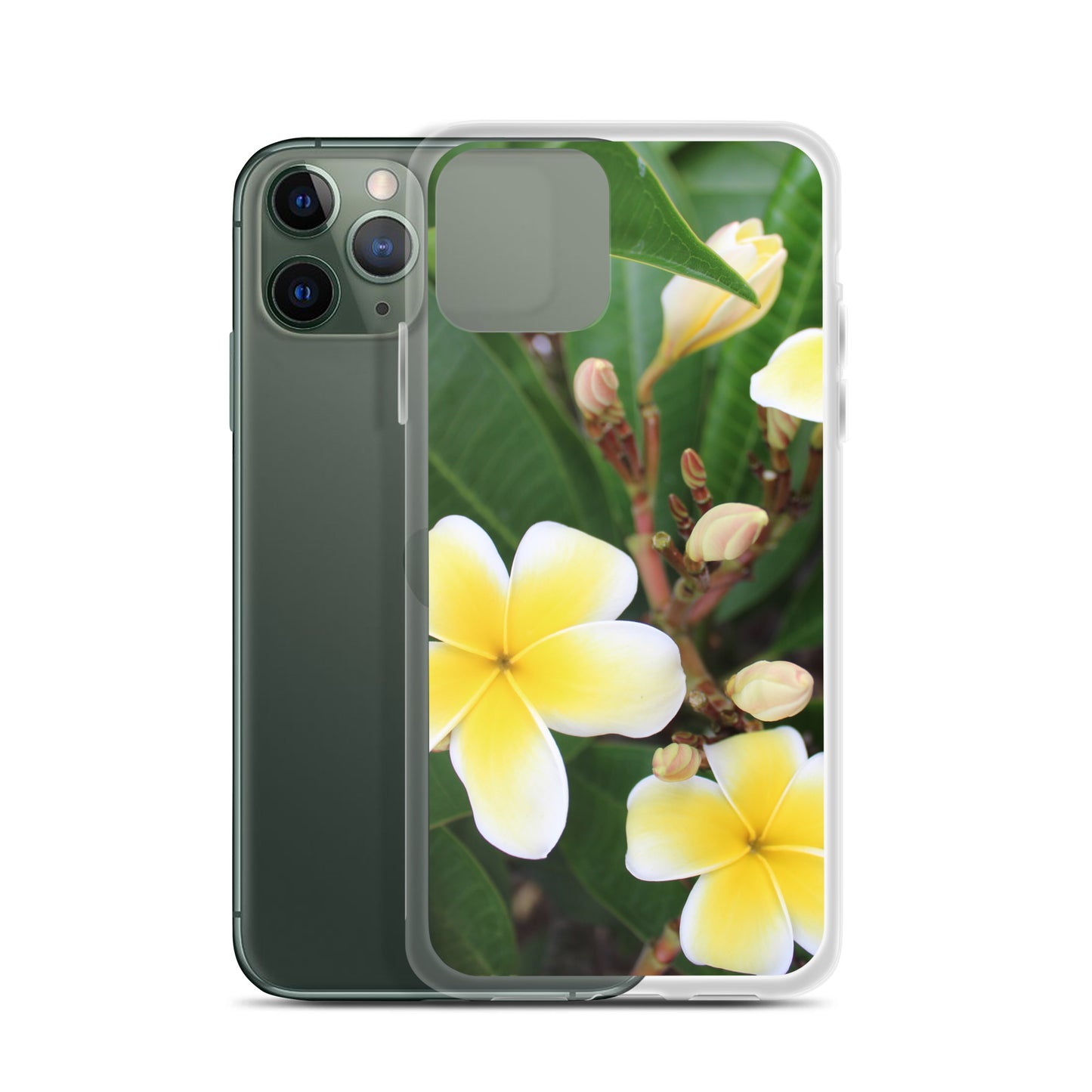 Plumeria Clear Case for iPhone®