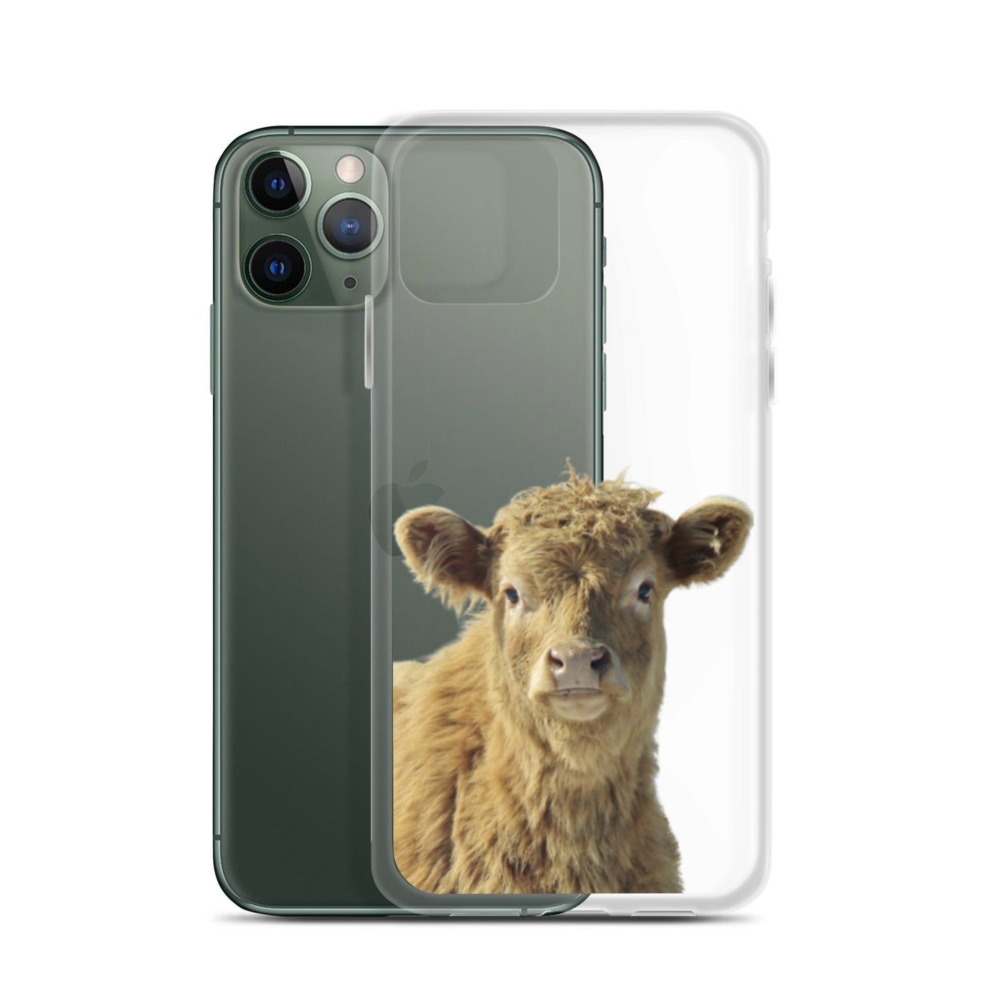 Scottish Highland Cow Clear Case for iPhone®