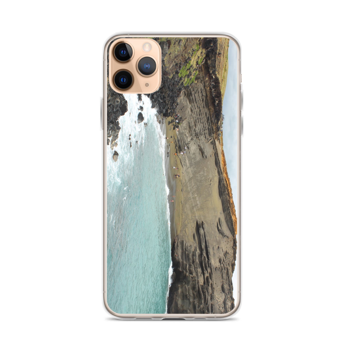 Green Sand Beach Clear Case for iPhone®