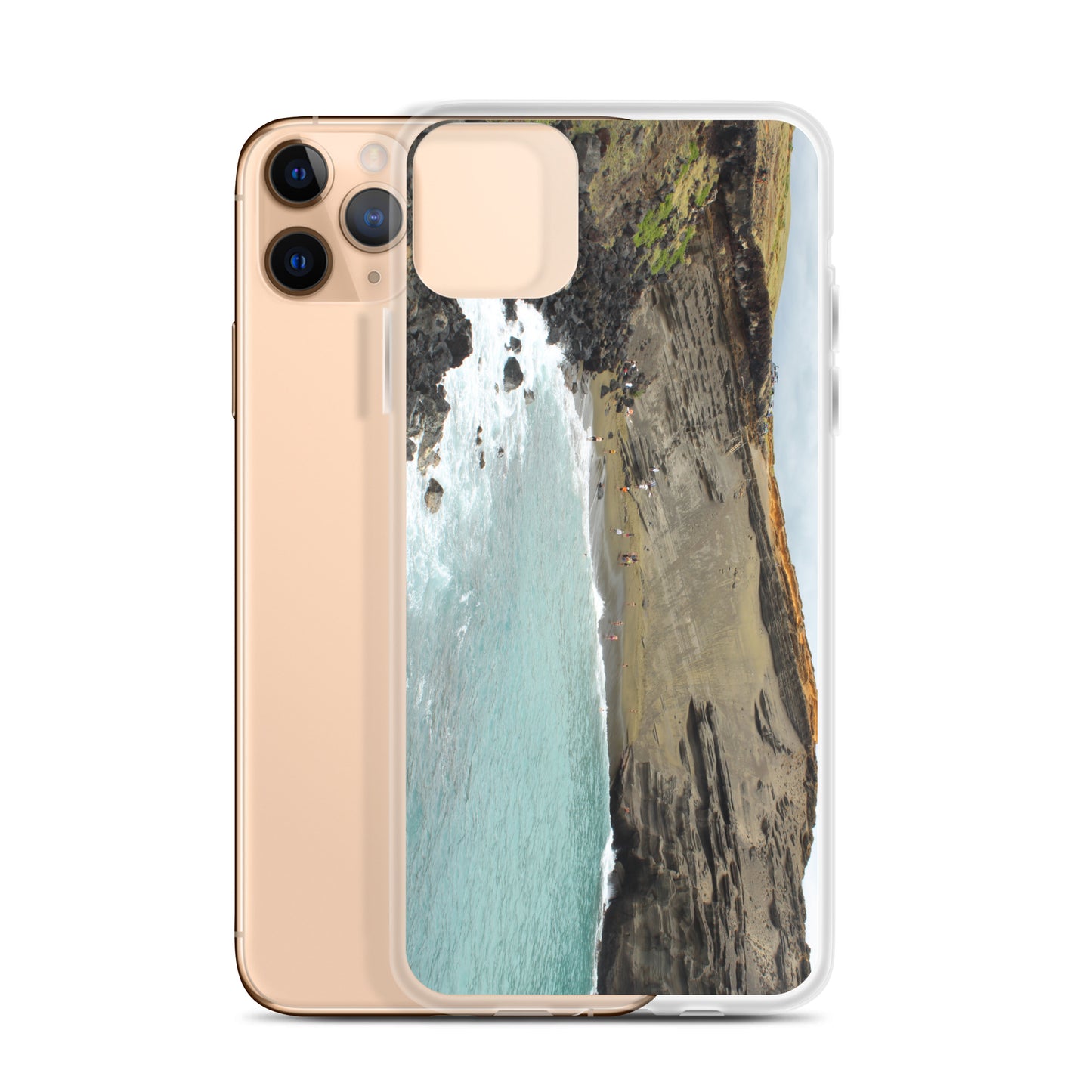 Green Sand Beach Clear Case for iPhone®