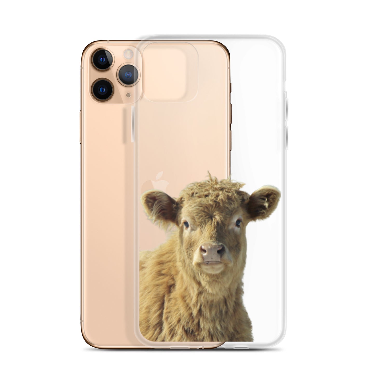 Scottish Highland Cow Clear Case for iPhone®