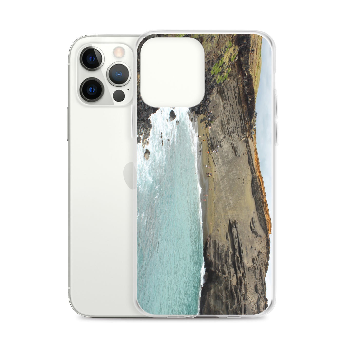 Green Sand Beach Clear Case for iPhone®