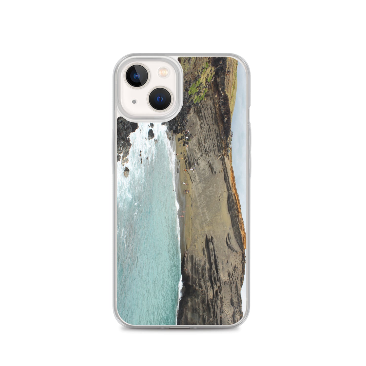 Green Sand Beach Clear Case for iPhone®