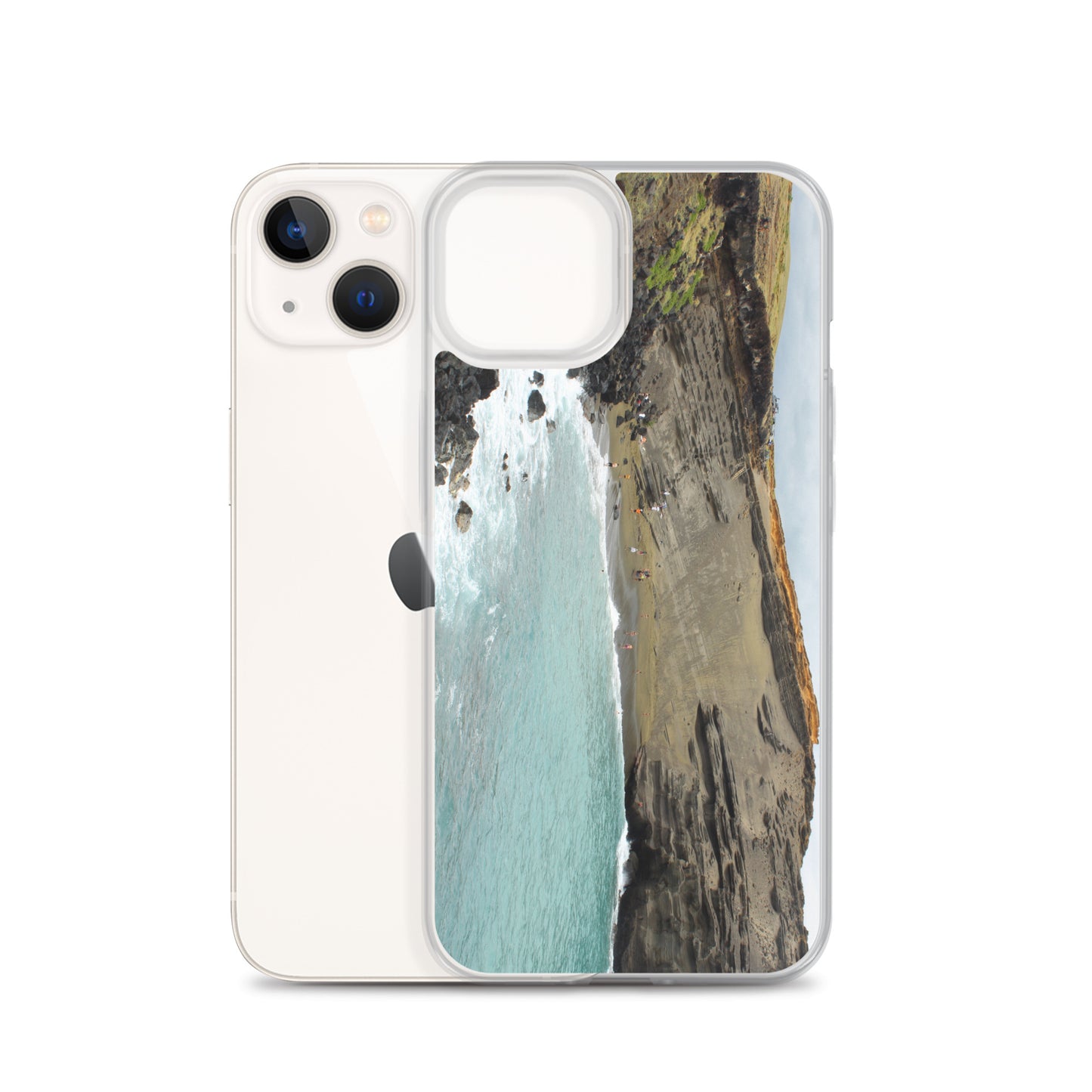 Green Sand Beach Clear Case for iPhone®