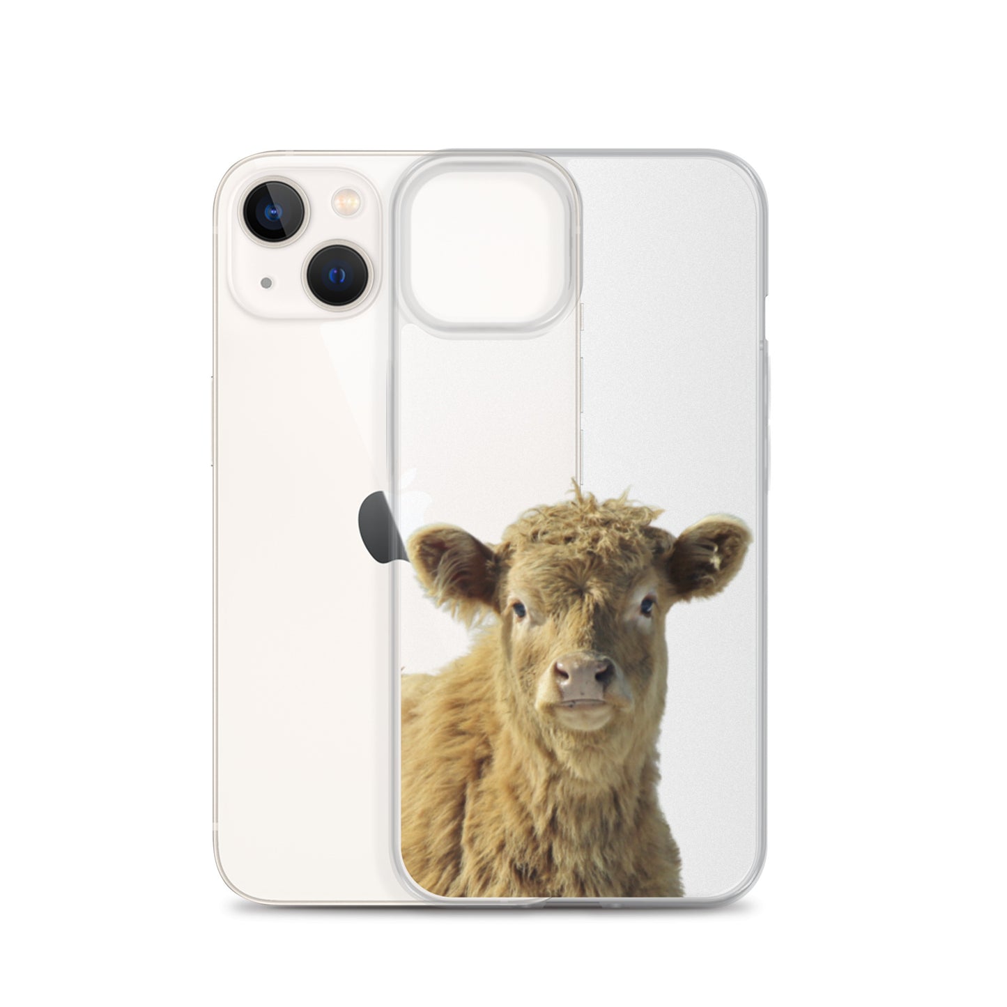 Scottish Highland Cow Clear Case for iPhone®