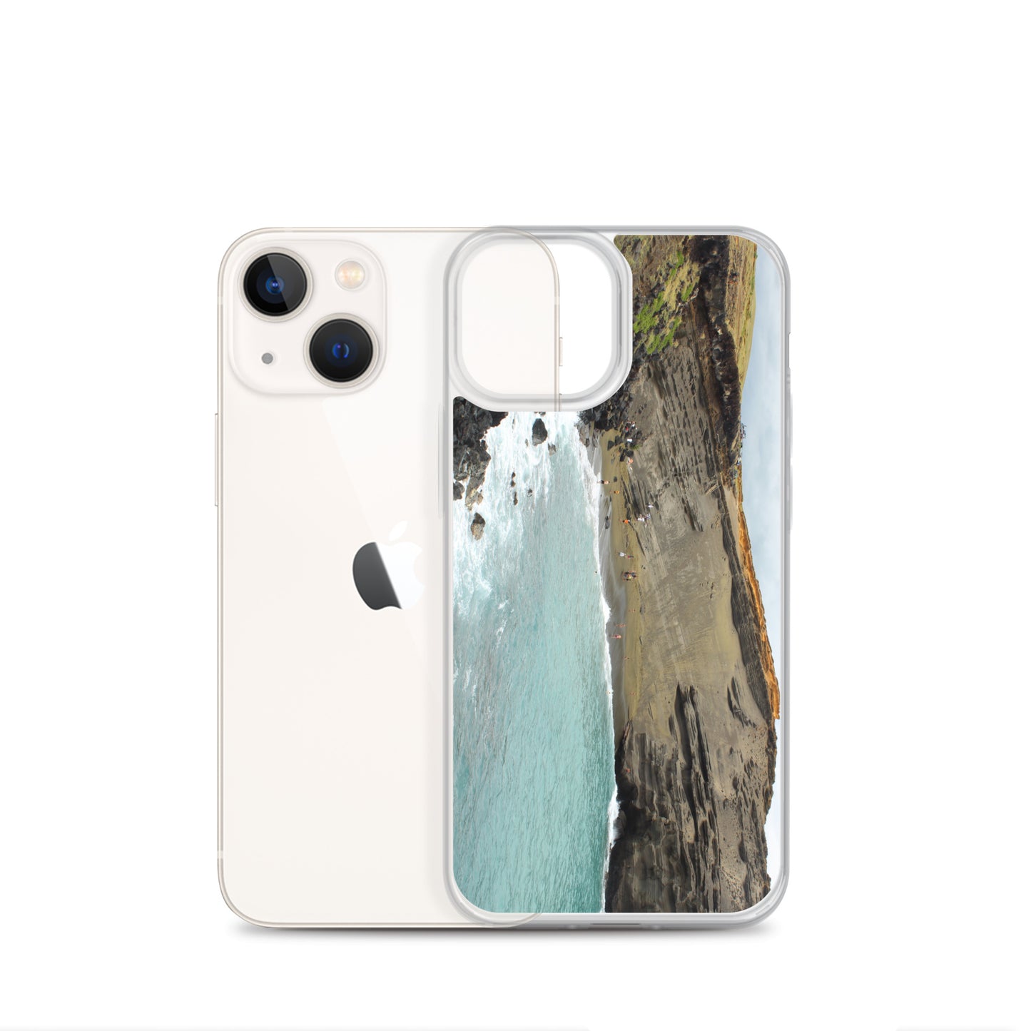 Green Sand Beach Clear Case for iPhone®