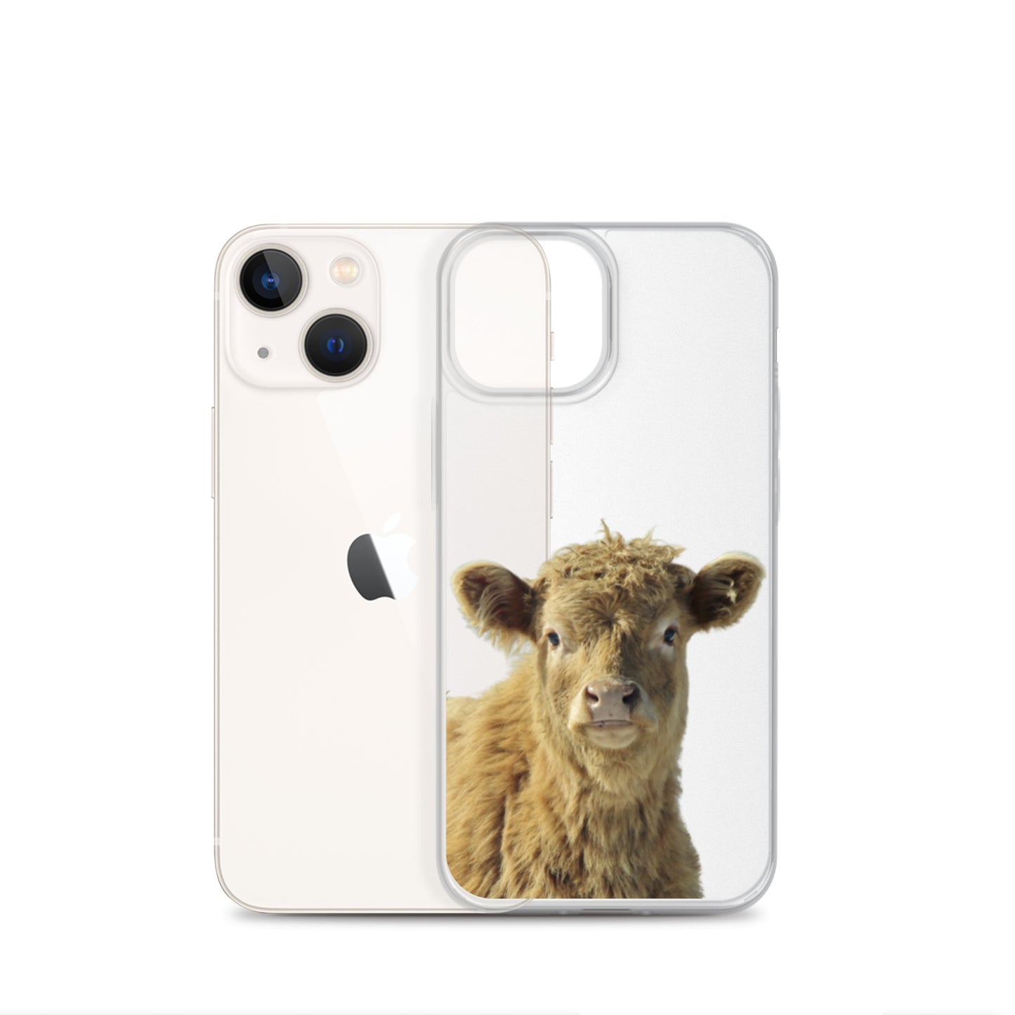 Scottish Highland Cow Clear Case for iPhone®