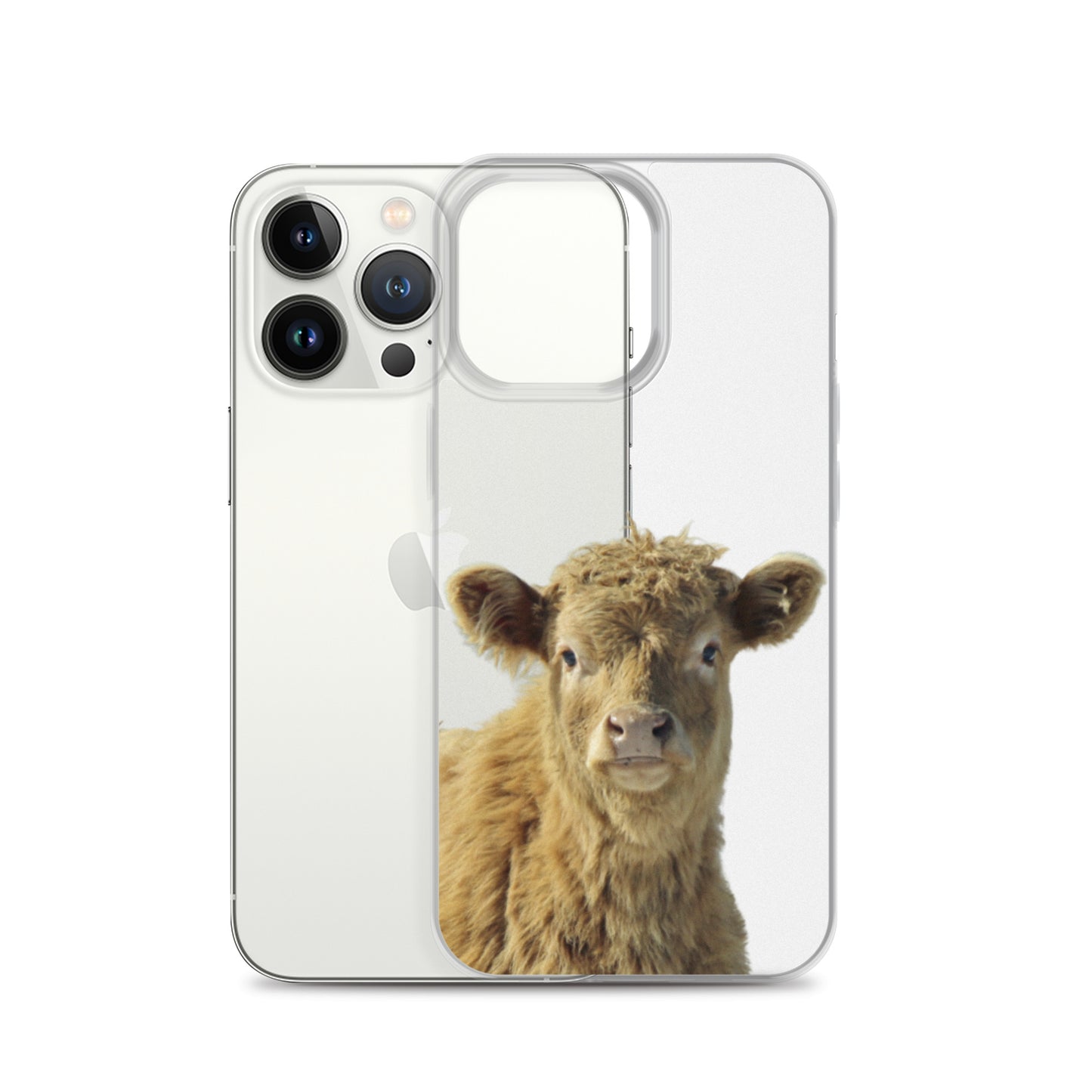 Scottish Highland Cow Clear Case for iPhone®