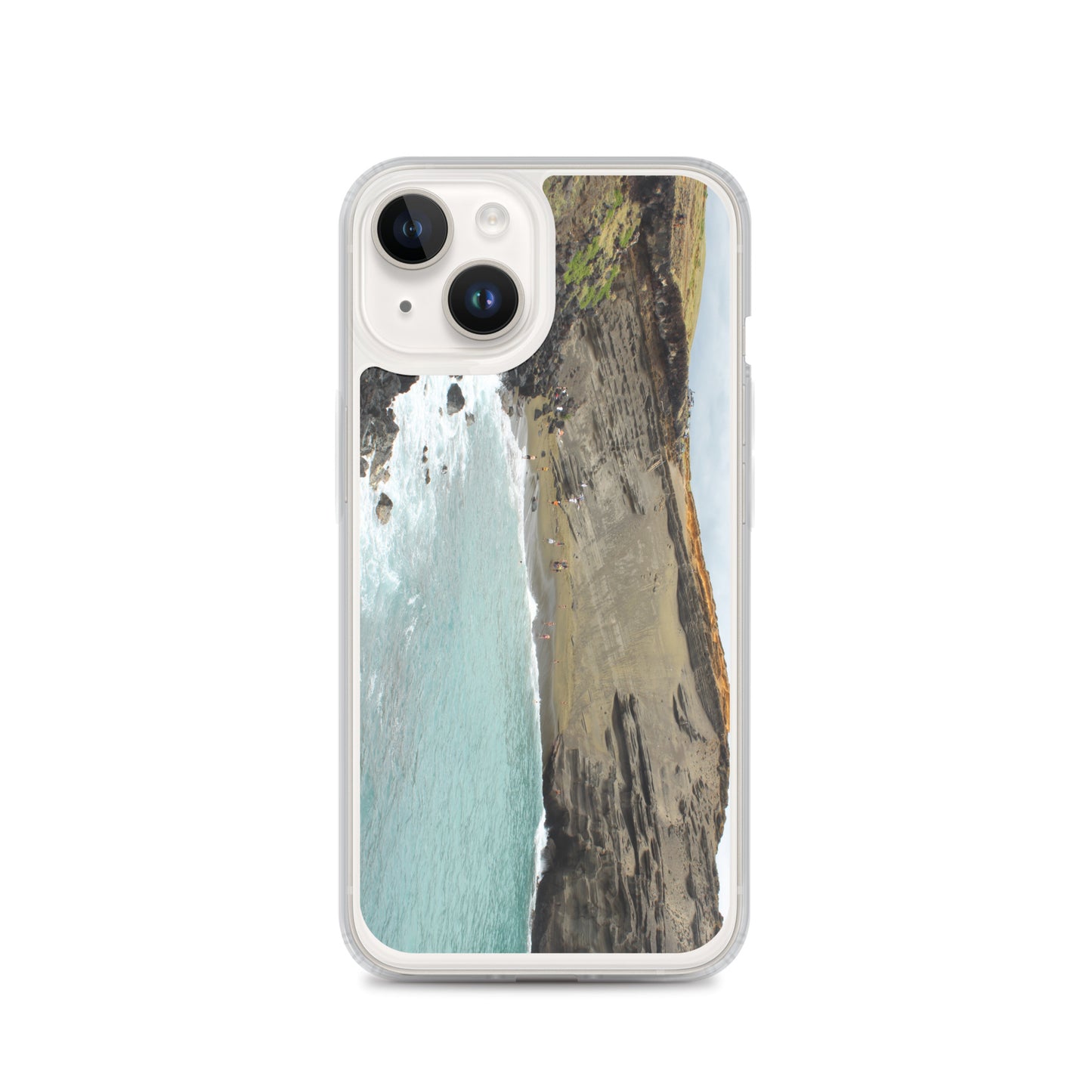 Green Sand Beach Clear Case for iPhone®