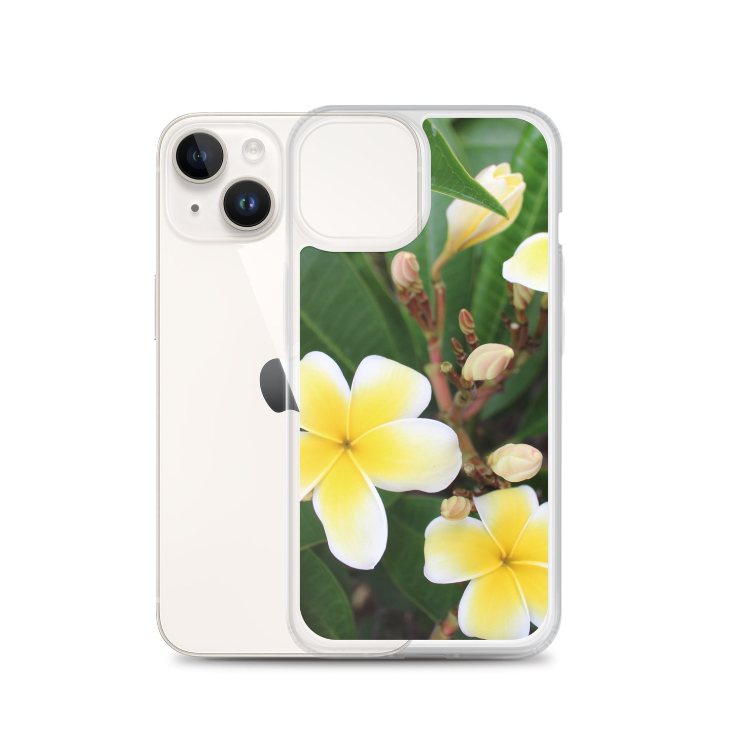 Plumeria Clear Case for iPhone®