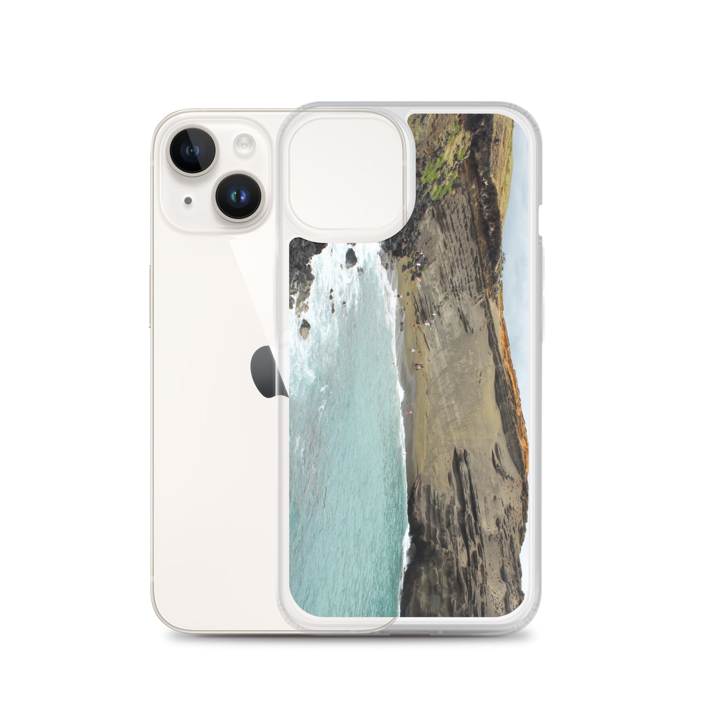 Green Sand Beach Clear Case for iPhone®