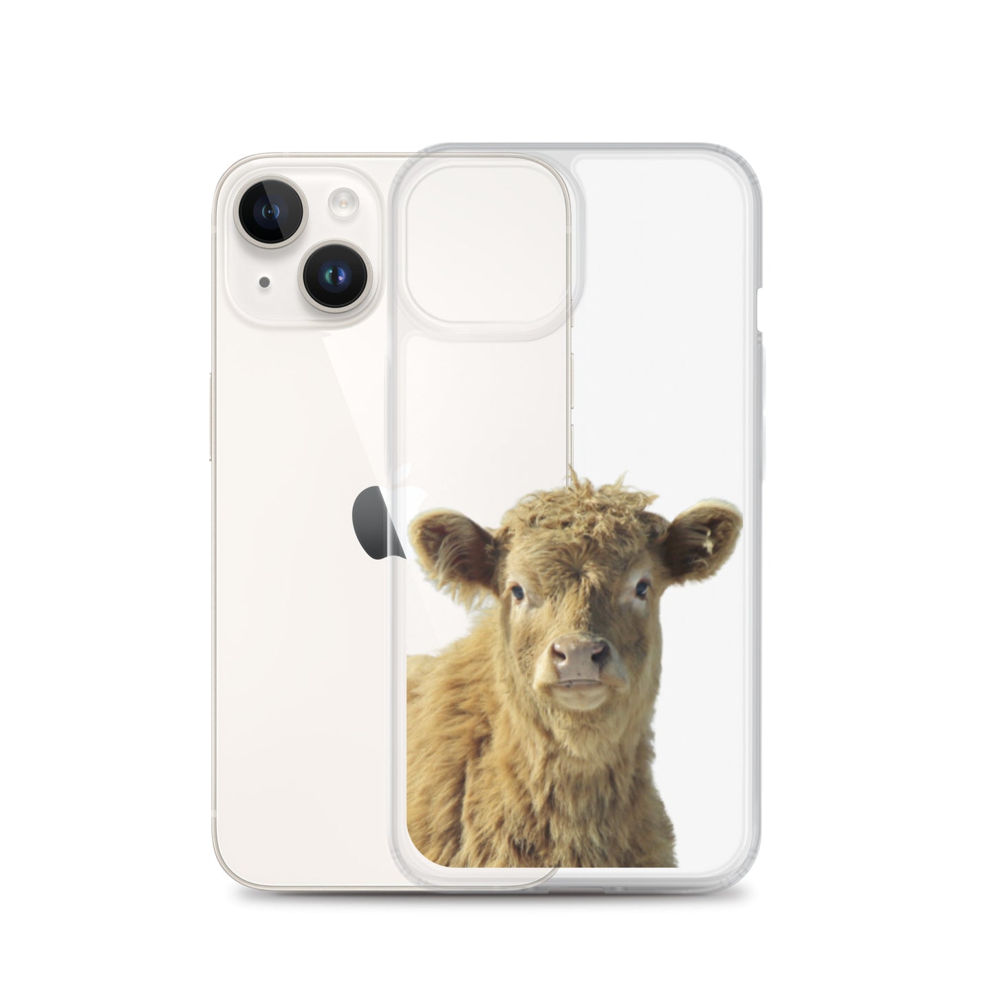 Scottish Highland Cow Clear Case for iPhone®