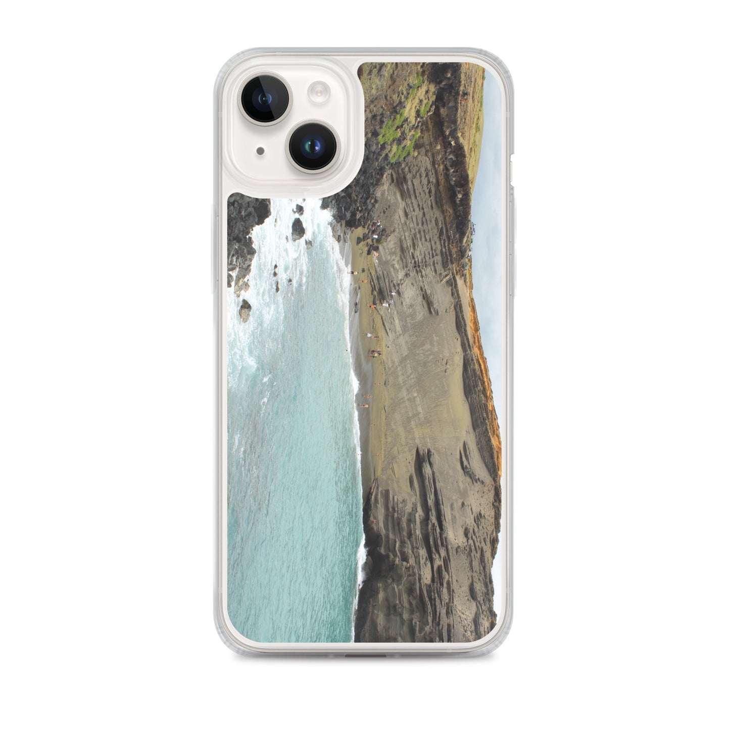 Green Sand Beach Clear Case for iPhone®