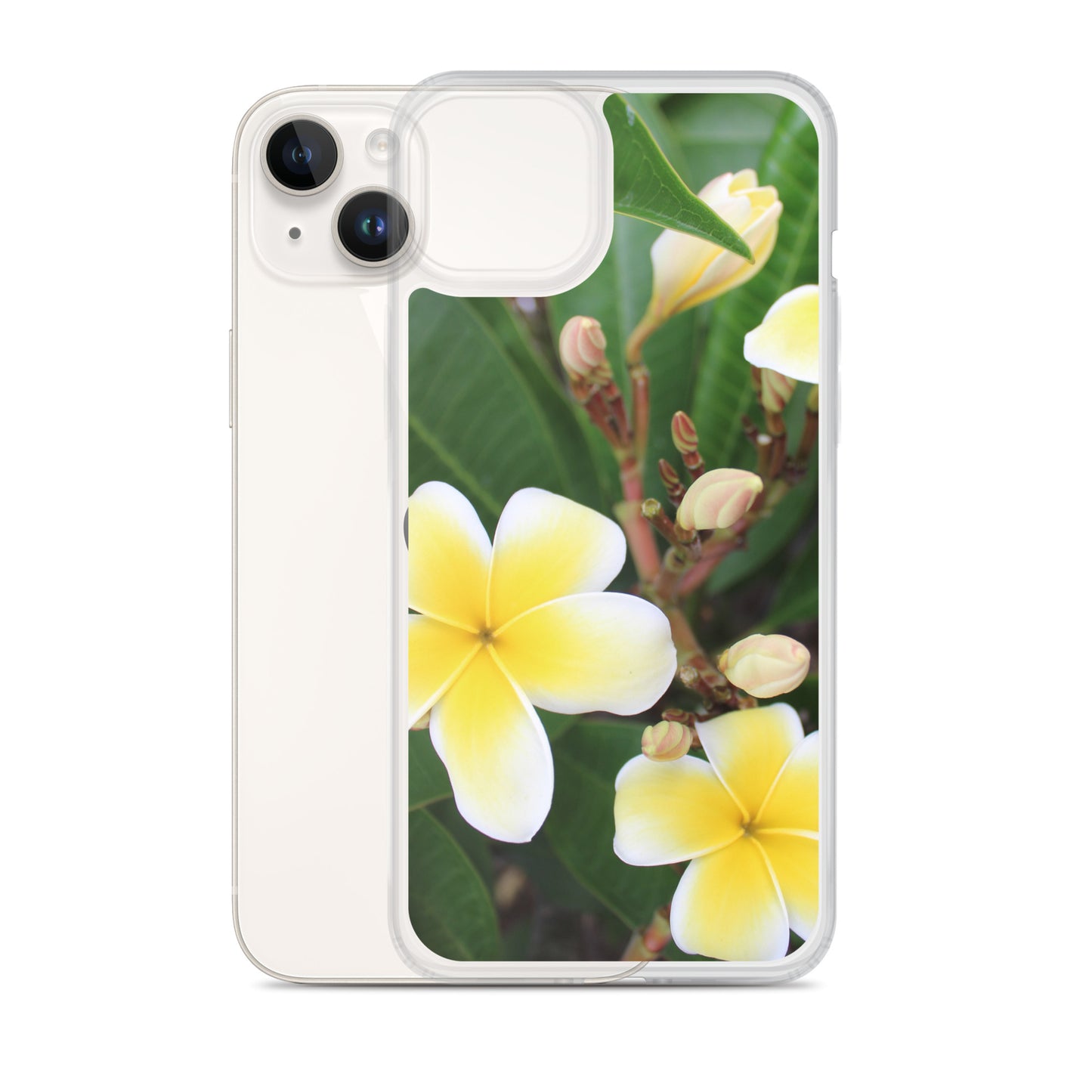 Plumeria Clear Case for iPhone®