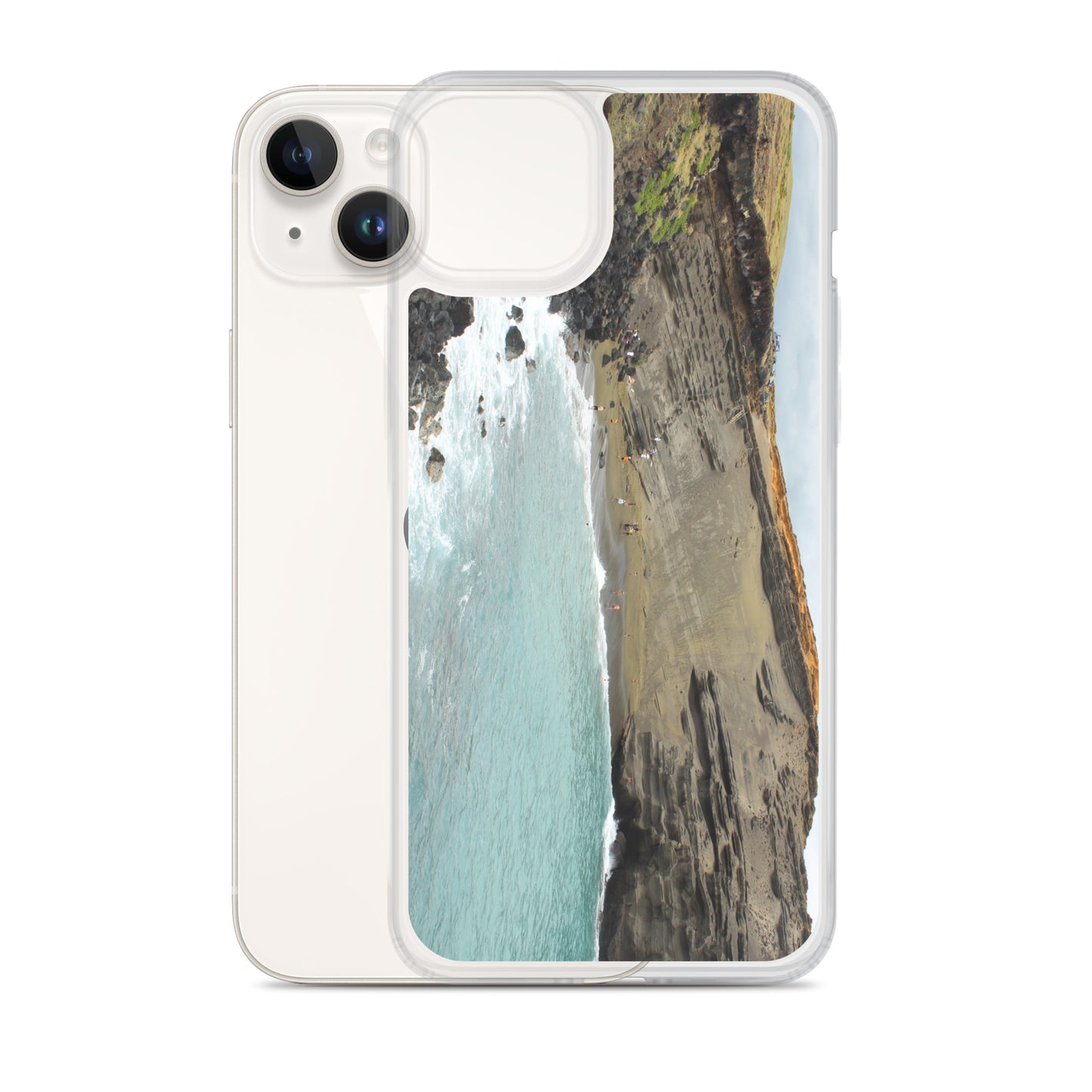 Green Sand Beach Clear Case for iPhone®