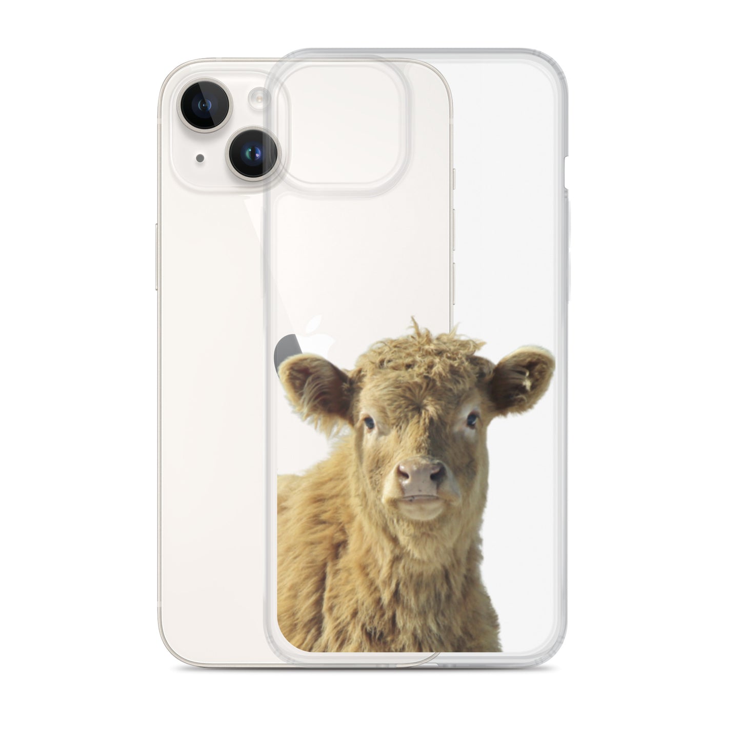 Scottish Highland Cow Clear Case for iPhone®