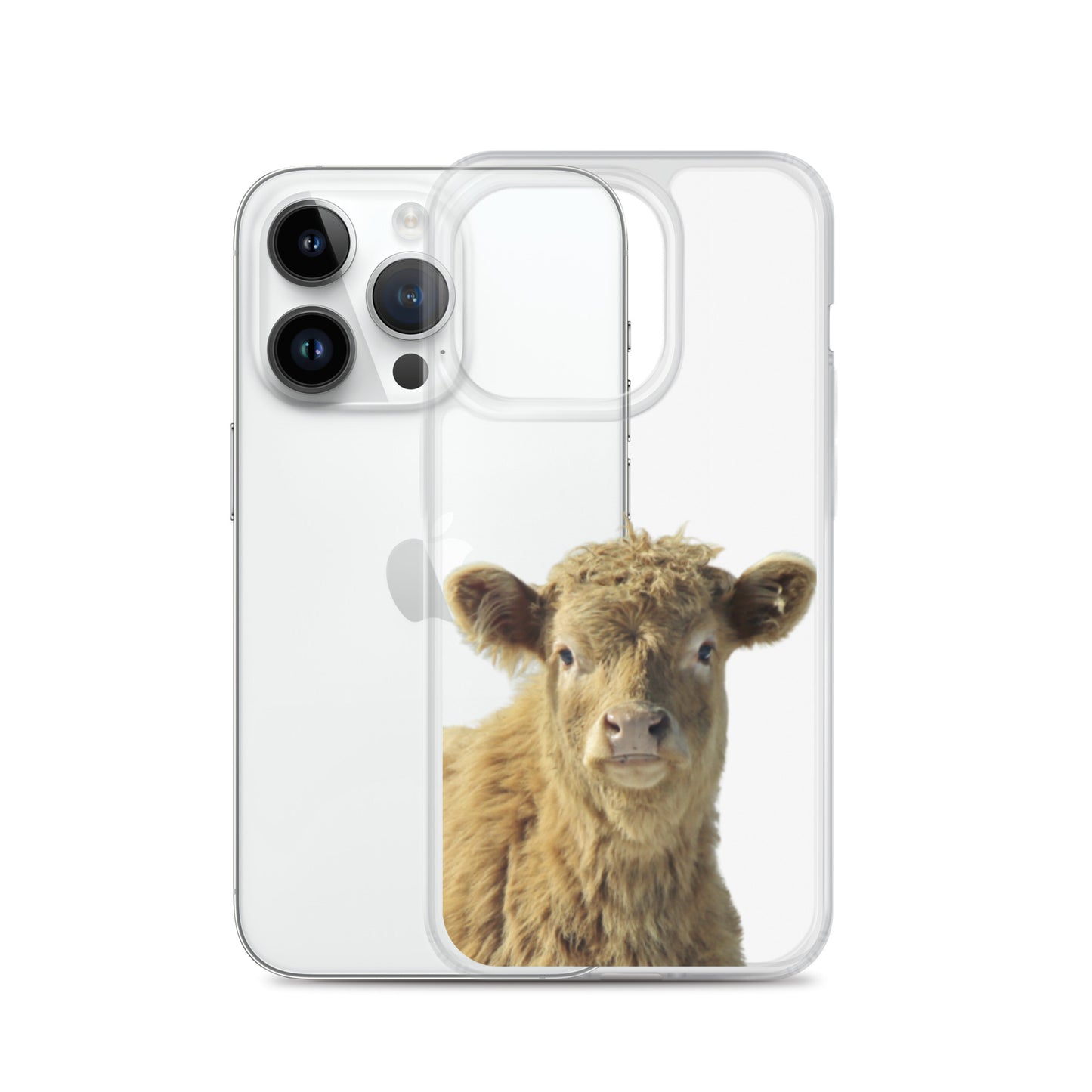 Scottish Highland Cow Clear Case for iPhone®