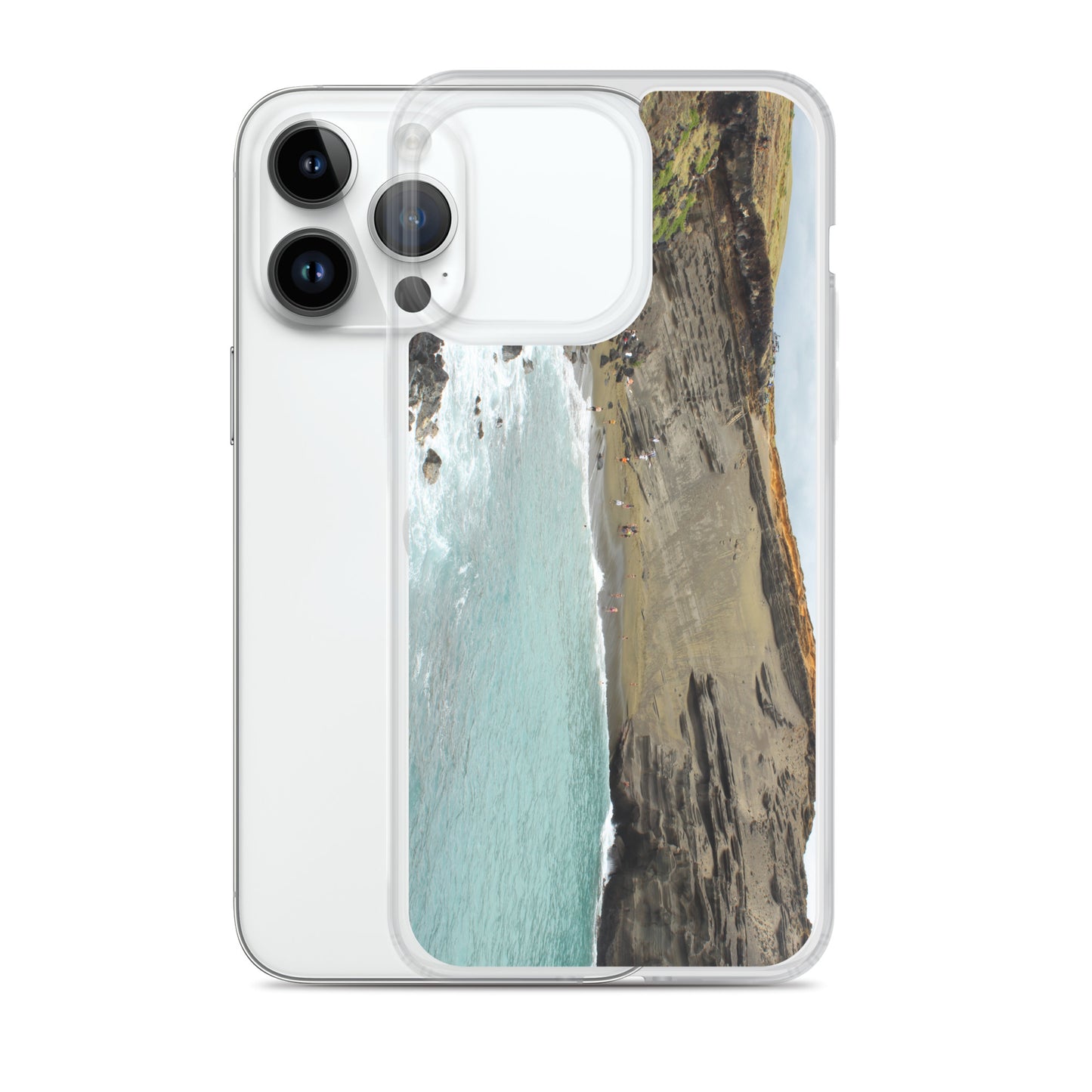 Green Sand Beach Clear Case for iPhone®