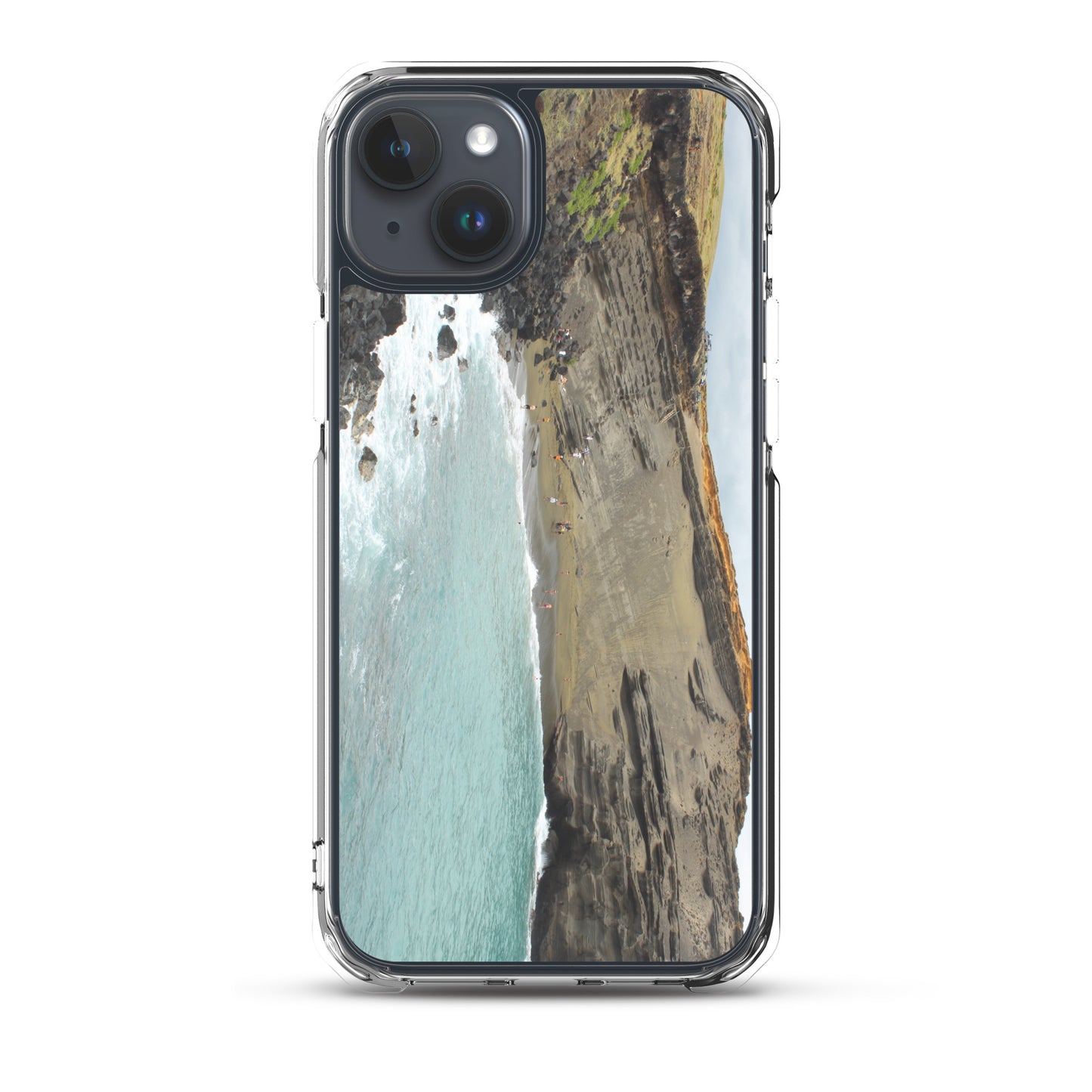 Green Sand Beach Clear Case for iPhone®