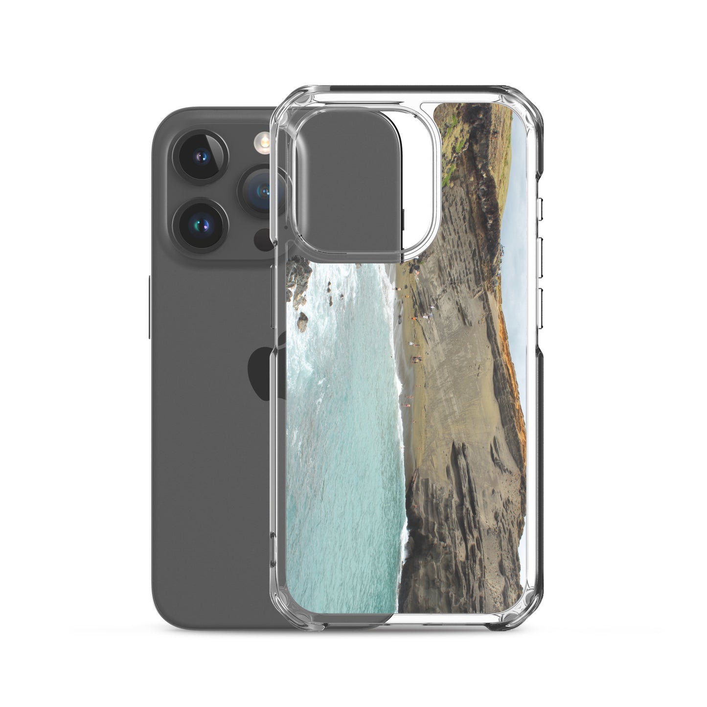 Green Sand Beach Clear Case for iPhone®