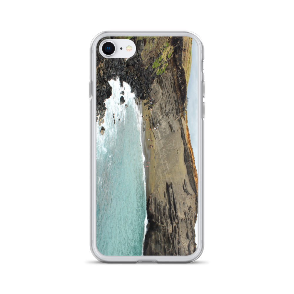 Green Sand Beach Clear Case for iPhone®