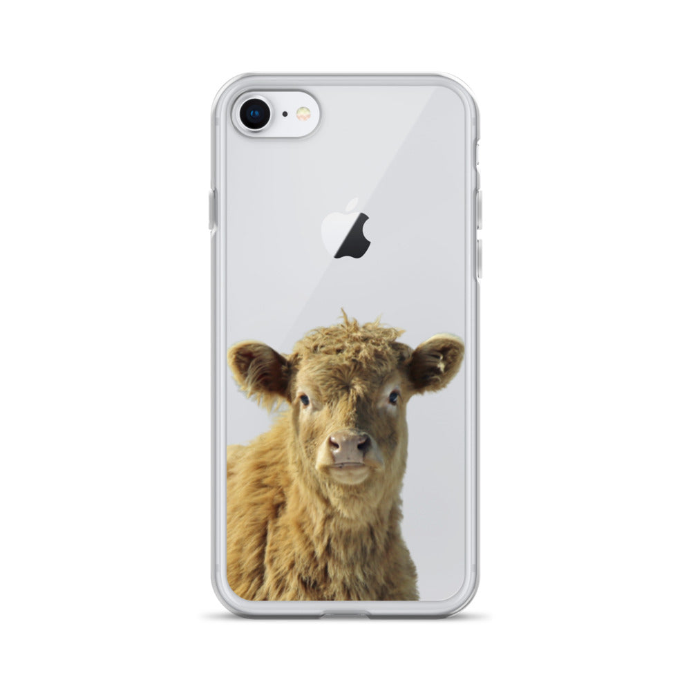 Scottish Highland Cow Clear Case for iPhone®