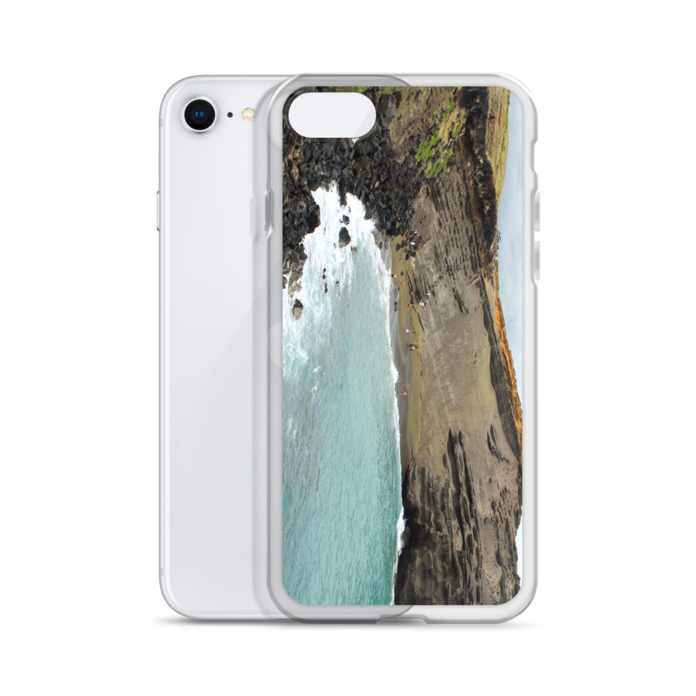 Green Sand Beach Clear Case for iPhone®