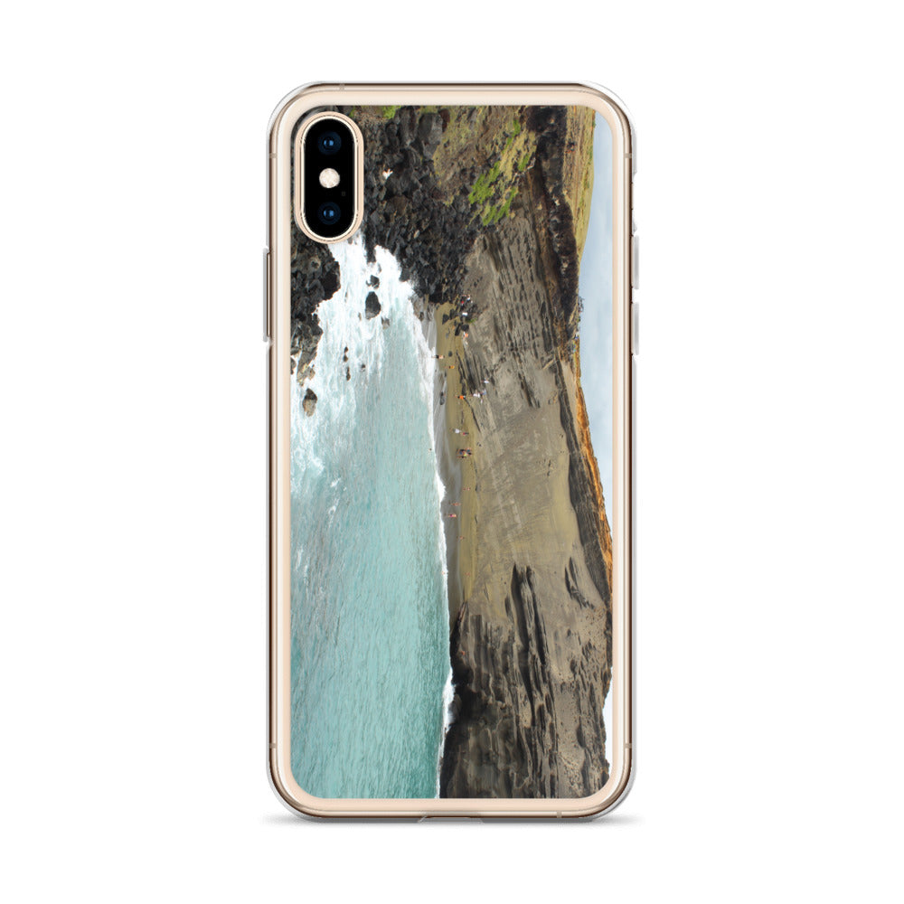 Green Sand Beach Clear Case for iPhone®