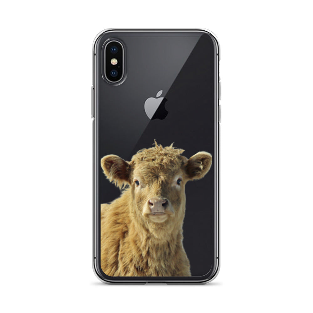 Scottish Highland Cow Clear Case for iPhone®