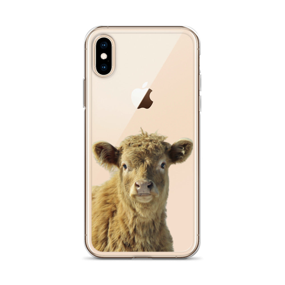 Scottish Highland Cow Clear Case for iPhone®