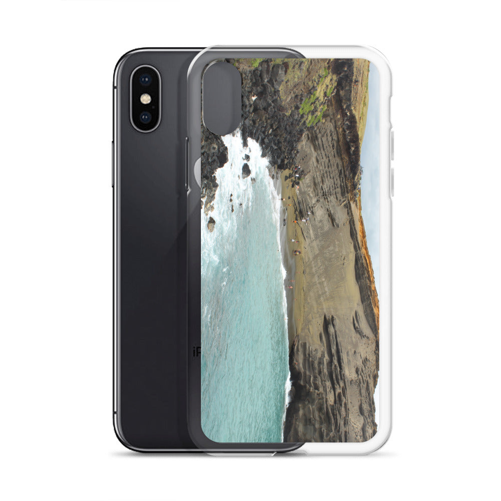 Green Sand Beach Clear Case for iPhone®