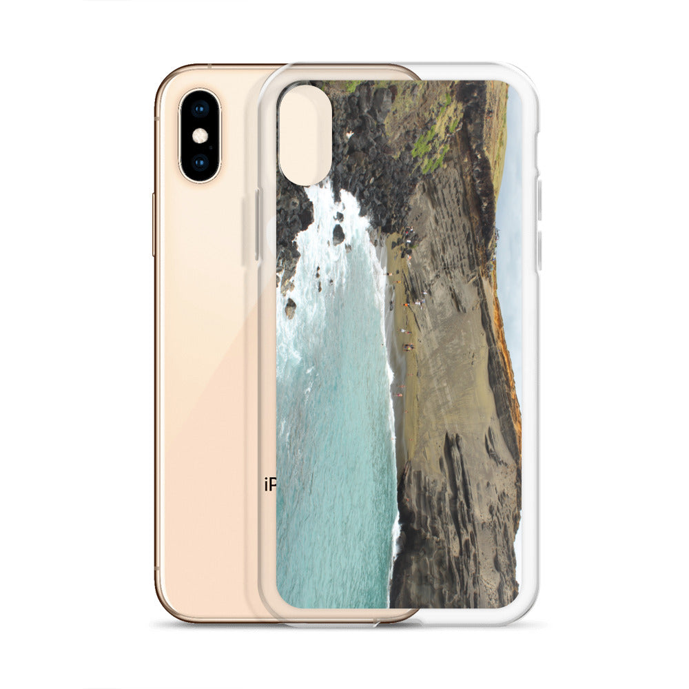 Green Sand Beach Clear Case for iPhone®