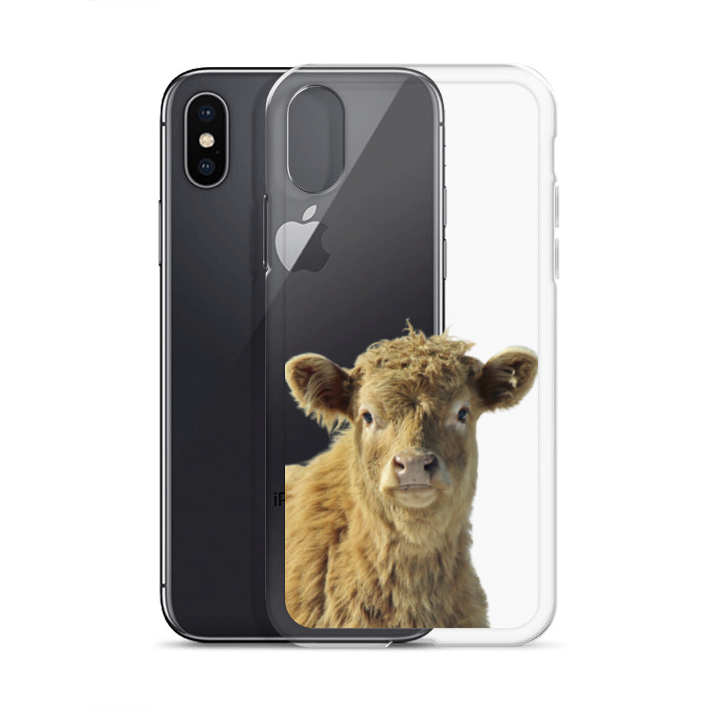 Scottish Highland Cow Clear Case for iPhone®