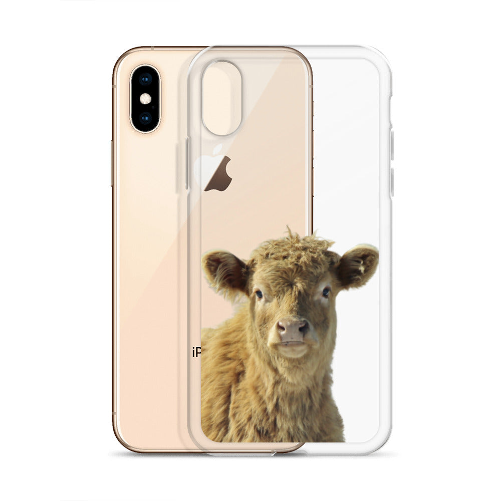 Scottish Highland Cow Clear Case for iPhone®