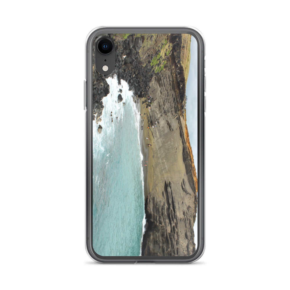 Green Sand Beach Clear Case for iPhone®