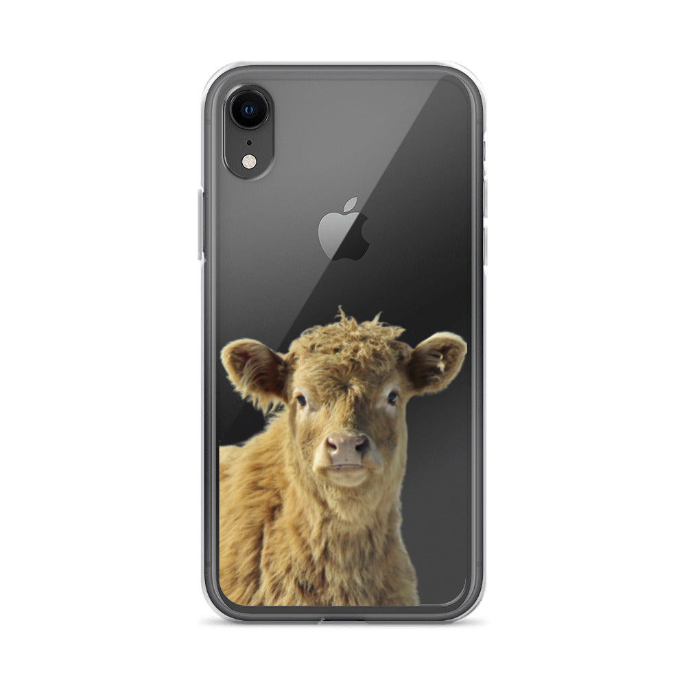 Scottish Highland Cow Clear Case for iPhone®