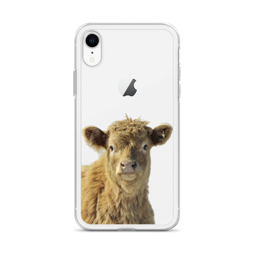 Scottish Highland Cow Clear Case for iPhone®