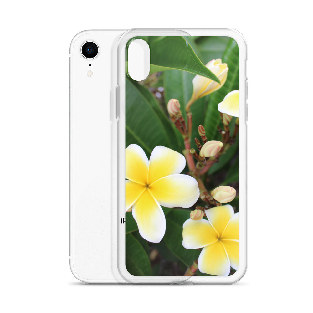 Plumeria Clear Case for iPhone®