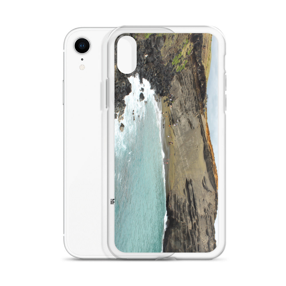 Green Sand Beach Clear Case for iPhone®