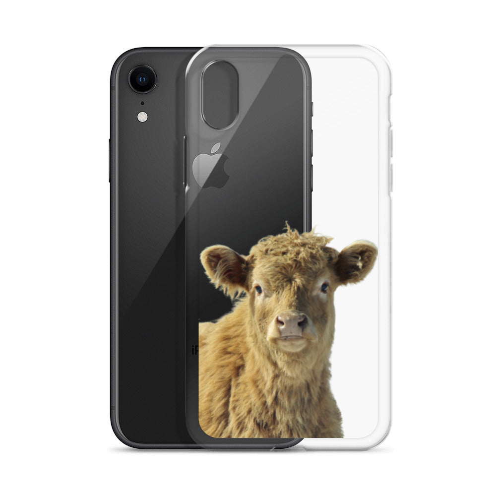 Scottish Highland Cow Clear Case for iPhone®