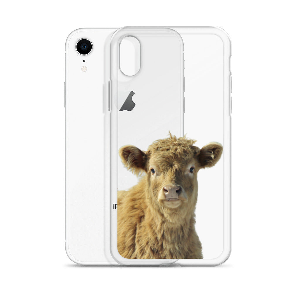 Scottish Highland Cow Clear Case for iPhone®