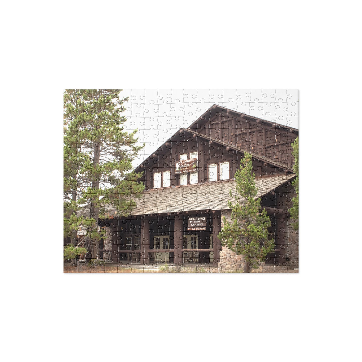 Yelllowstone Lodge Jigsaw puzzle